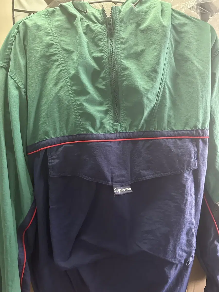 18ss 슈프림 아노락 Split GREEN M사이즈